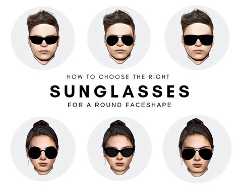 what type of sunglasses suit a round face